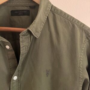 All saints men’s medium long sleeved shirt